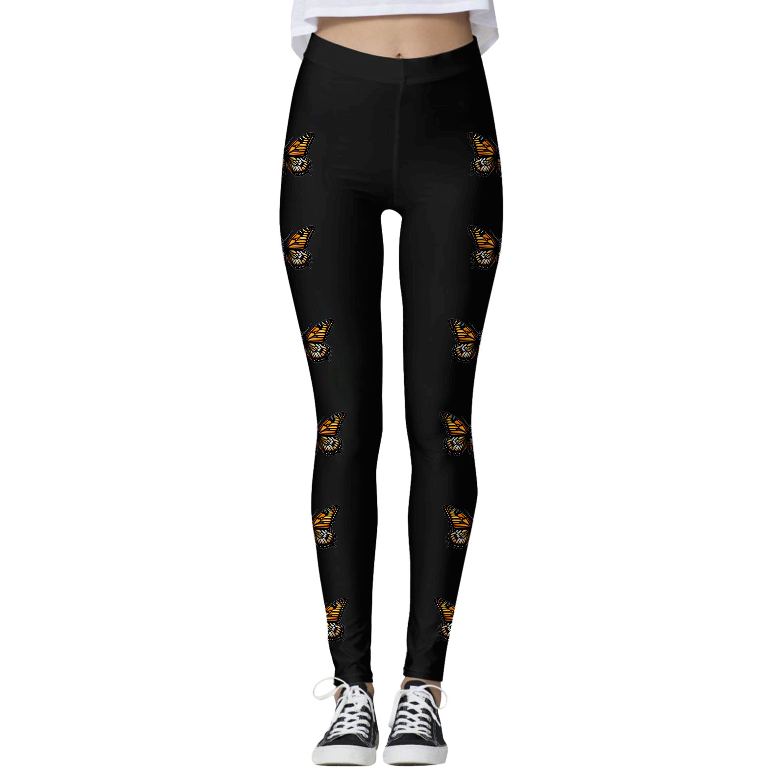 thumbnail image 4 of WILLBEST Leggings de Yoga Estampados Para Mujer, de Cintura Alta, Para Entrenar, Correr, Deportes, Cómodos y Elásticos, Ropa Deportiva 1325 Grande, 4 of 5